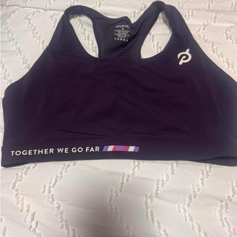 Peloton Women's Dark Purple Sports Bra